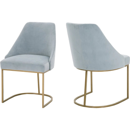 Parissa Dining Chair (Set of 2) by Essentials For Living in livesmart peyton-pearl, brushed gold. Made from metal, fabric in a modern style.