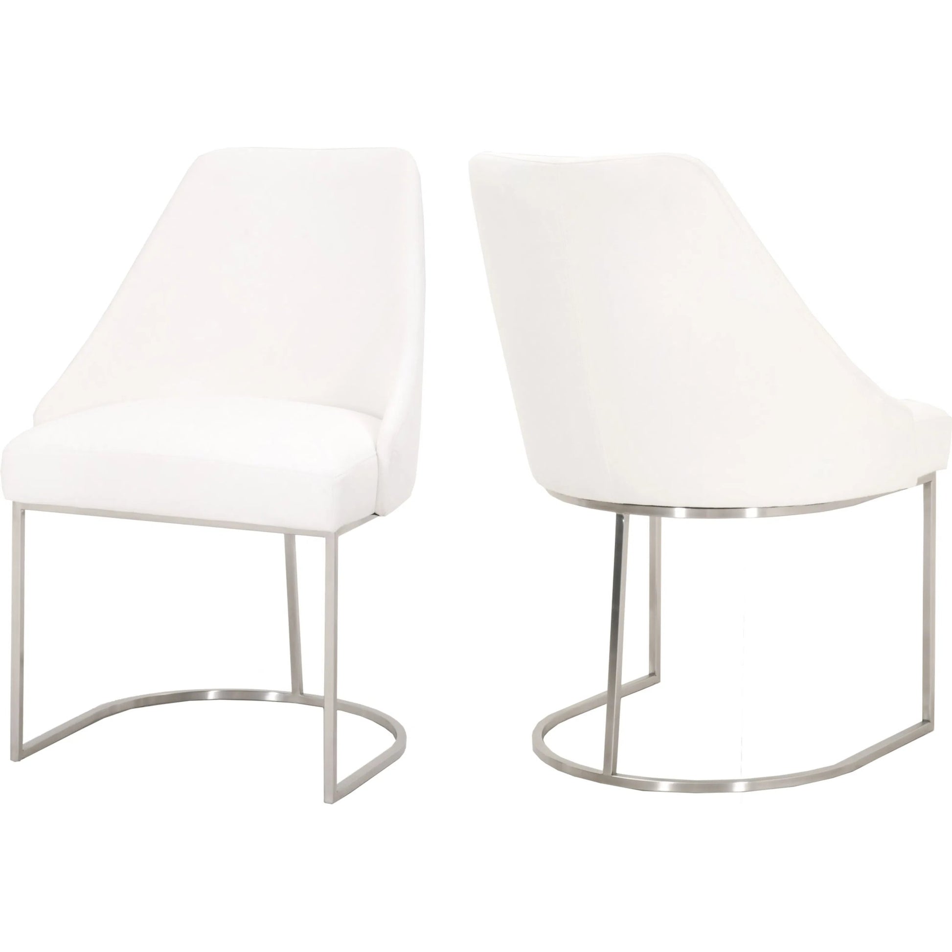 Parissa Dining Chair (Set of 2) by Essentials For Living in livesmart peyton-pearl, brushed gold. Made from metal, fabric in a modern style.