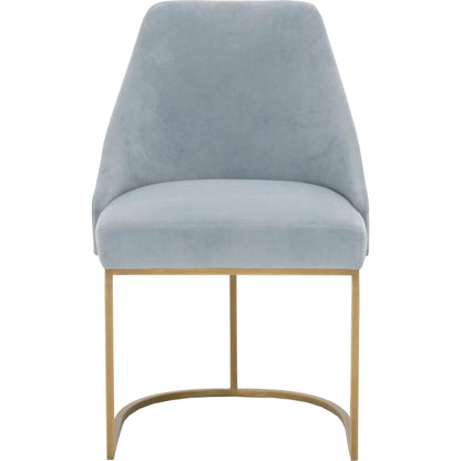Parissa Dining Chair (Set of 2) by Essentials For Living in livesmart peyton-pearl, brushed gold. Made from metal, fabric in a modern style.