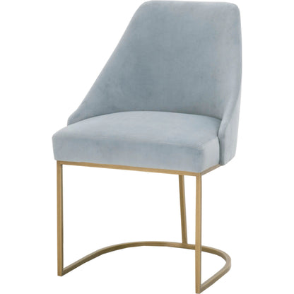 Parissa Dining Chair (Set of 2) by Essentials For Living in livesmart peyton-pearl, brushed gold. Made from metal, fabric in a modern style.