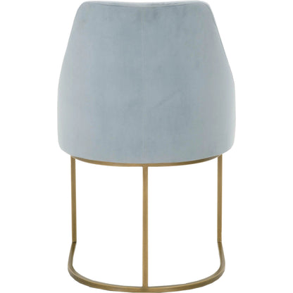 Parissa Dining Chair (Set of 2) by Essentials For Living in livesmart peyton-pearl, brushed gold. Made from metal, fabric in a modern style.