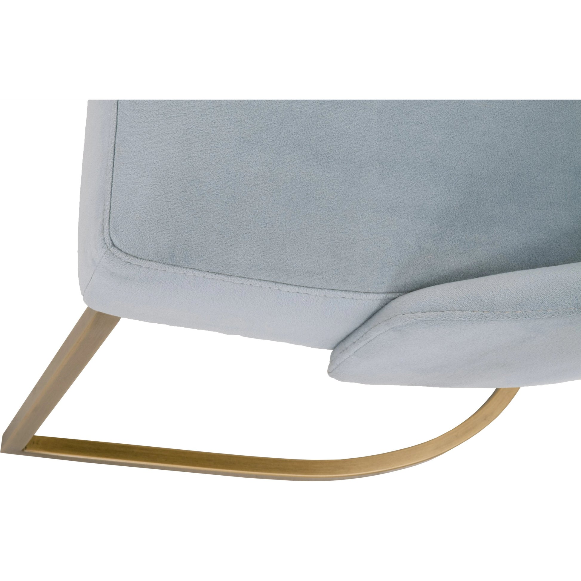 Parissa Dining Chair (Set of 2) by Essentials For Living in livesmart peyton-pearl, brushed gold. Made from metal, fabric in a modern style.