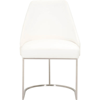 Parissa Dining Chair (Set of 2) by Essentials For Living in livesmart peyton-pearl, brushed gold. Made from metal, fabric in a modern style.