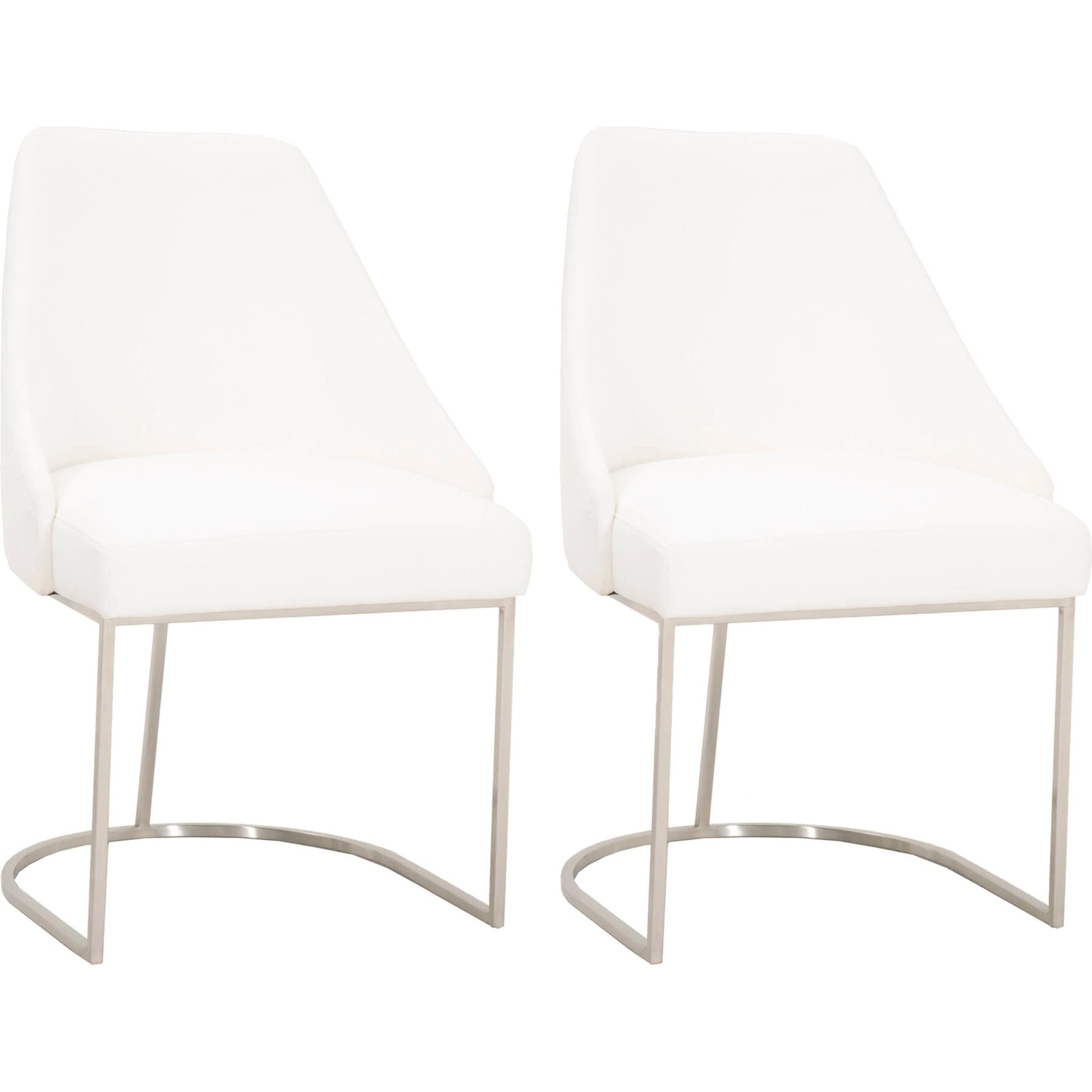 Parissa Dining Chair (Set of 2) by Essentials For Living in livesmart peyton-pearl, brushed gold. Made from metal, fabric in a modern style.