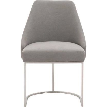 Parissa Dining Chair (Set of 2) by Essentials For Living in livesmart peyton-pearl, brushed gold. Made from metal, fabric in a modern style.