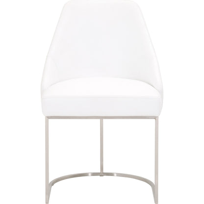 Parissa Dining Chair (Set of 2) by Essentials For Living in livesmart peyton-pearl, brushed gold. Made from metal, fabric in a modern style.