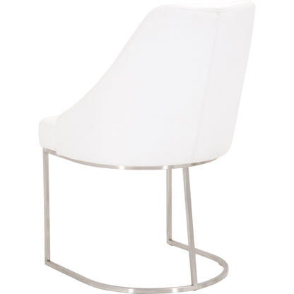 Parissa Dining Chair (Set of 2) by Essentials For Living in livesmart peyton-pearl, brushed gold. Made from metal, fabric in a modern style.