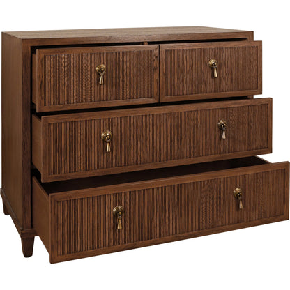 Pascal Four Drawer Chest by Worlds Away. Made from unique in a unique style.