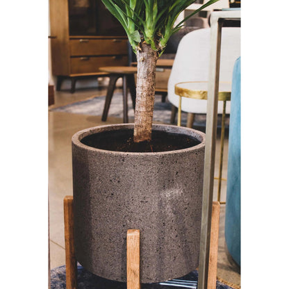Patio Round Large Standing Pot by LH Imports. Made from unique in a modern style.