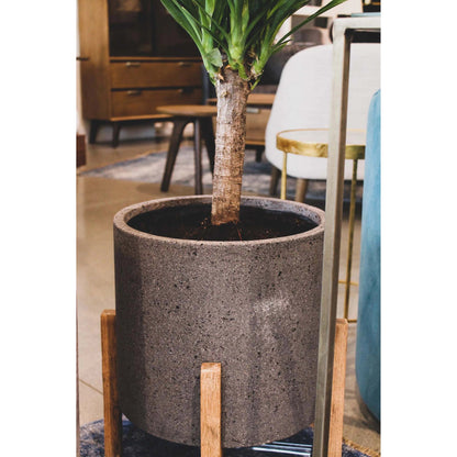 Patio Round Large Standing Pot by LH Imports. Made from unique in a modern style.