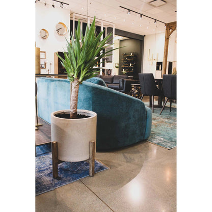 Patio Round Large Standing Pot by LH Imports. Made from unique in a modern style.
