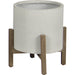 Patio Round Large Standing Pot by LH Imports. Made from unique in a modern style.