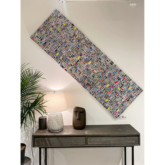 Patio Moai Statue by LH Imports in dark brown. Made from ficonstone antique brown in a modern style.