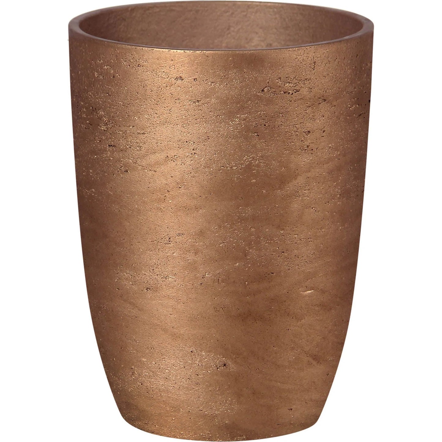 001 SI-2325168 | Primary Silo | Mineral Tapered Vase by LH Imports in metallic bronze. Made from ro-cement in a modern style.