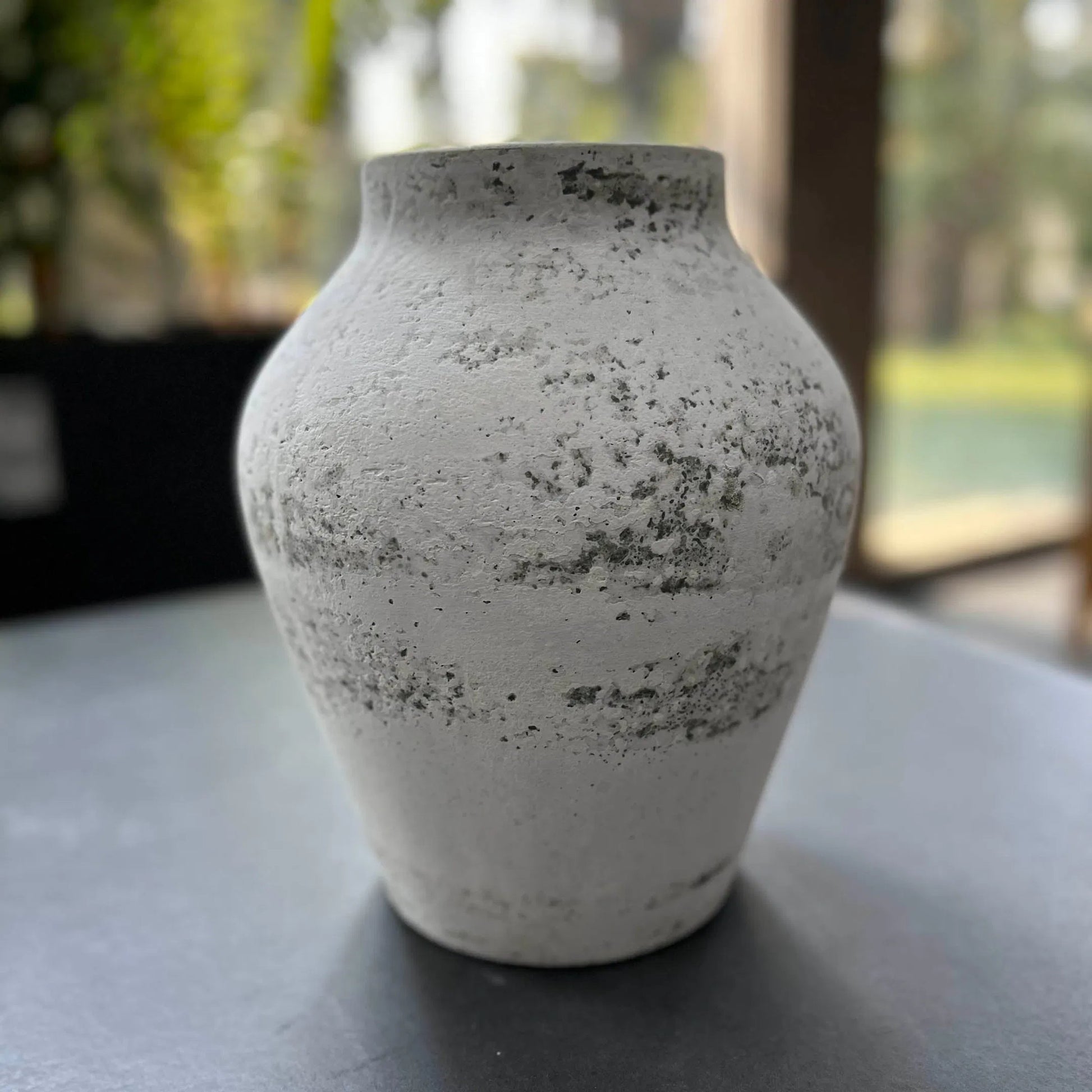 Amphora Medium Vase by LH Imports in white. Made from unique in a transitional style.