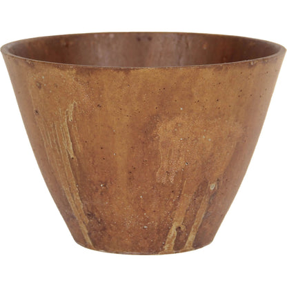 Rustic Conical Bowl by LH Imports. Made from limestone in a unique style.