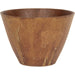 Rustic Conical Bowl by LH Imports. Made from limestone in a unique style.