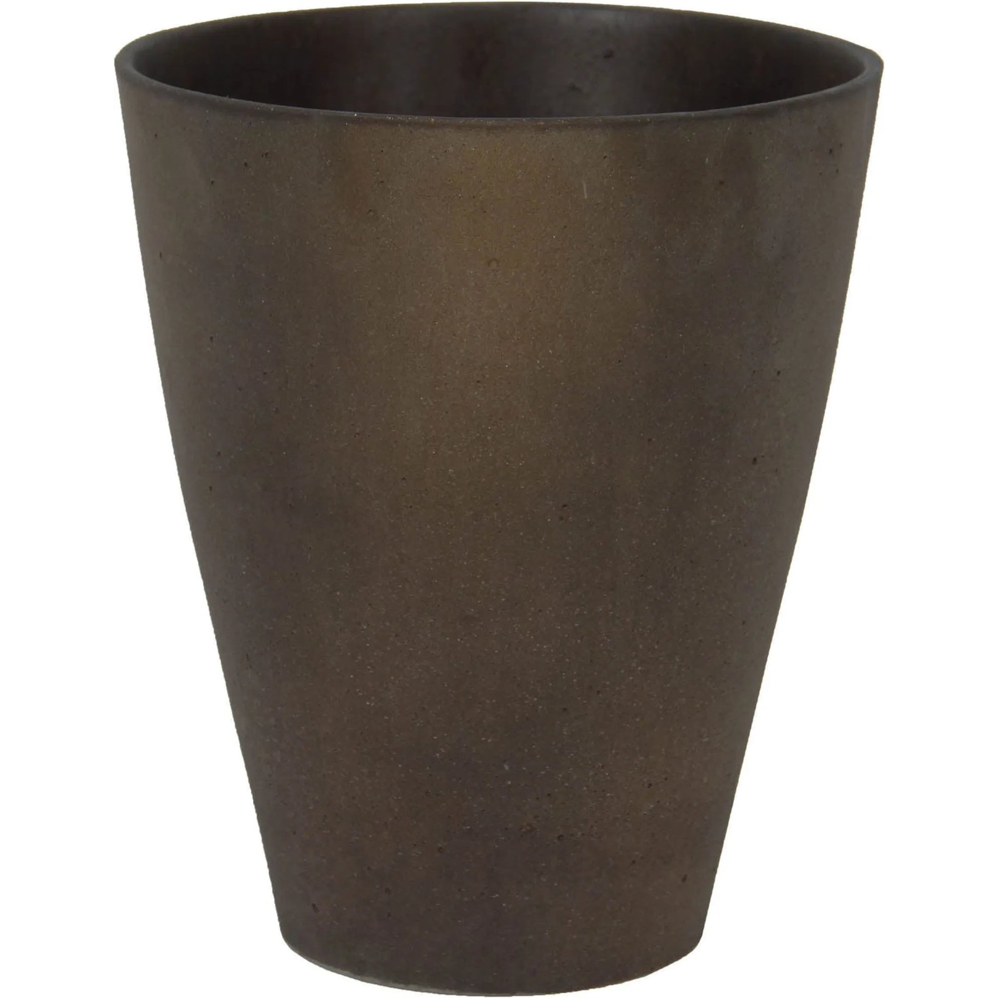 Rustic Vase by LH Imports. Made from limestone in a modern style.