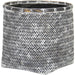 Bamboo Indoor Square Basket Pot by LH Imports. Made from bamboo, concrete in a unique style.