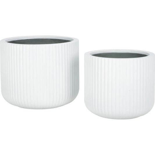 Weld Planter Pot (Set of 2) by HedgeApple Essentials. Made from cement in a unique style.
