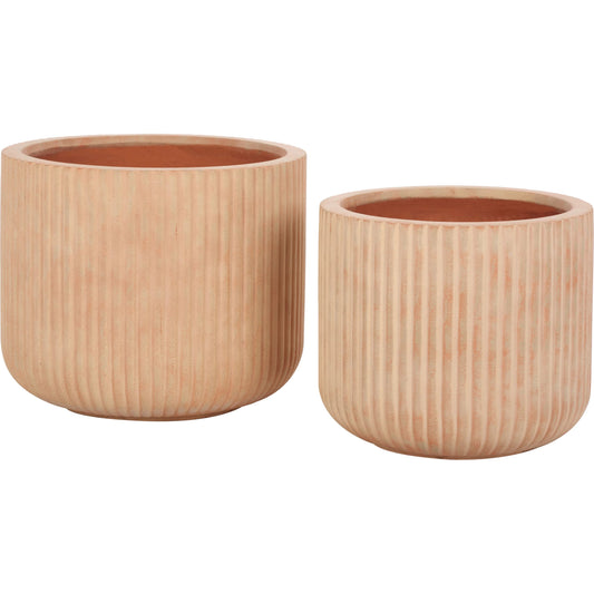 Weld Planter Pot (Set of 2) by HedgeApple Essentials. Made from cement in a unique style.
