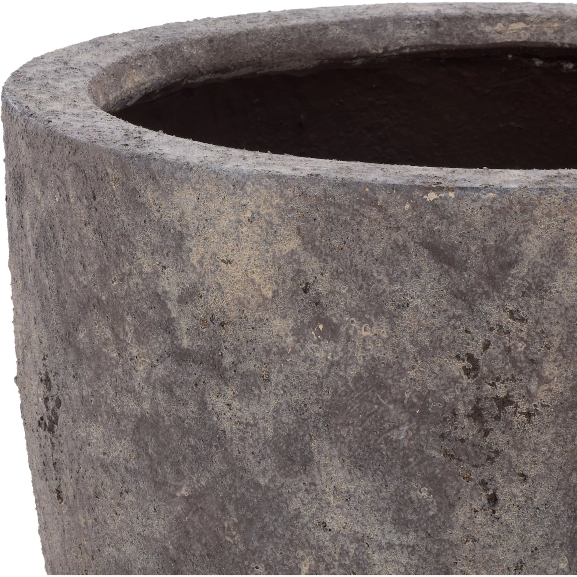 Roscoe Planter Pot by HedgeApple Essentials. Made from ficonstone in a unique style.