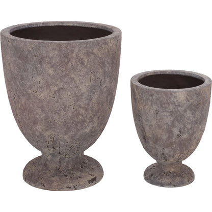 Roscoe Planter Pot by HedgeApple Essentials. Made from ficonstone in a unique style.