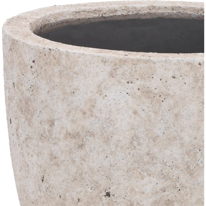 Roscoe Planter Pot by HedgeApple Essentials. Made from ficonstone in a unique style.