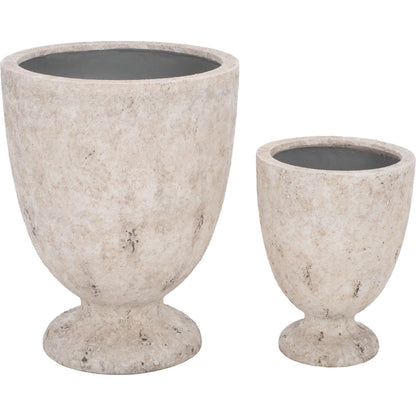 Roscoe Planter Pot by HedgeApple Essentials. Made from ficonstone in a unique style.