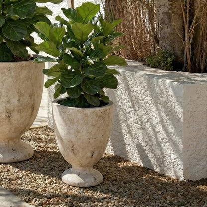 Roscoe Planter Pot by HedgeApple Essentials. Made from ficonstone in a unique style.