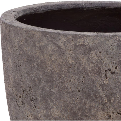 Roscoe Planter Pot by HedgeApple Essentials. Made from ficonstone in a unique style.