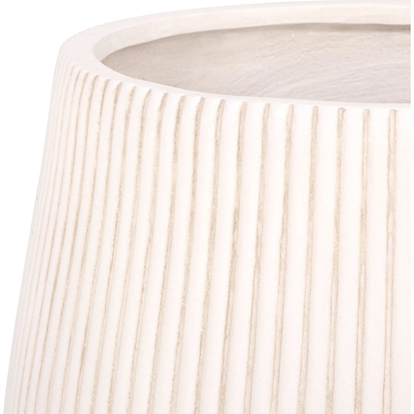 012 SI-2630053 | Closeup | Esbon Planter Pot (Set of 3) by HedgeApple Essentials. Made from fiber clay in a unique style.