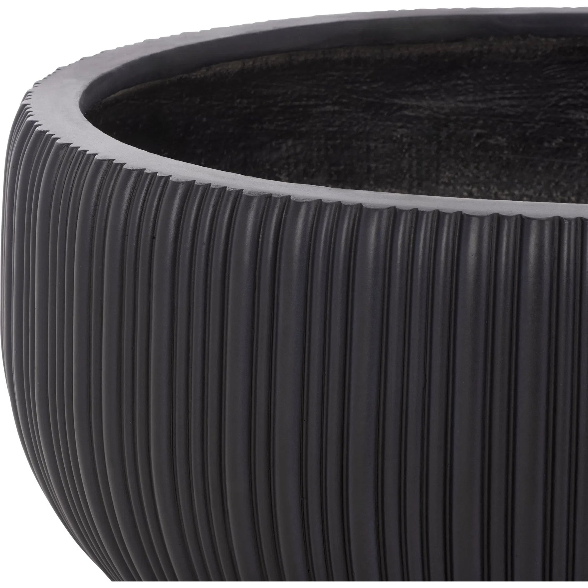 Sebastian Planter Pot (Set of 3) by HedgeApple Essentials. Made from fiber clay in a unique style.