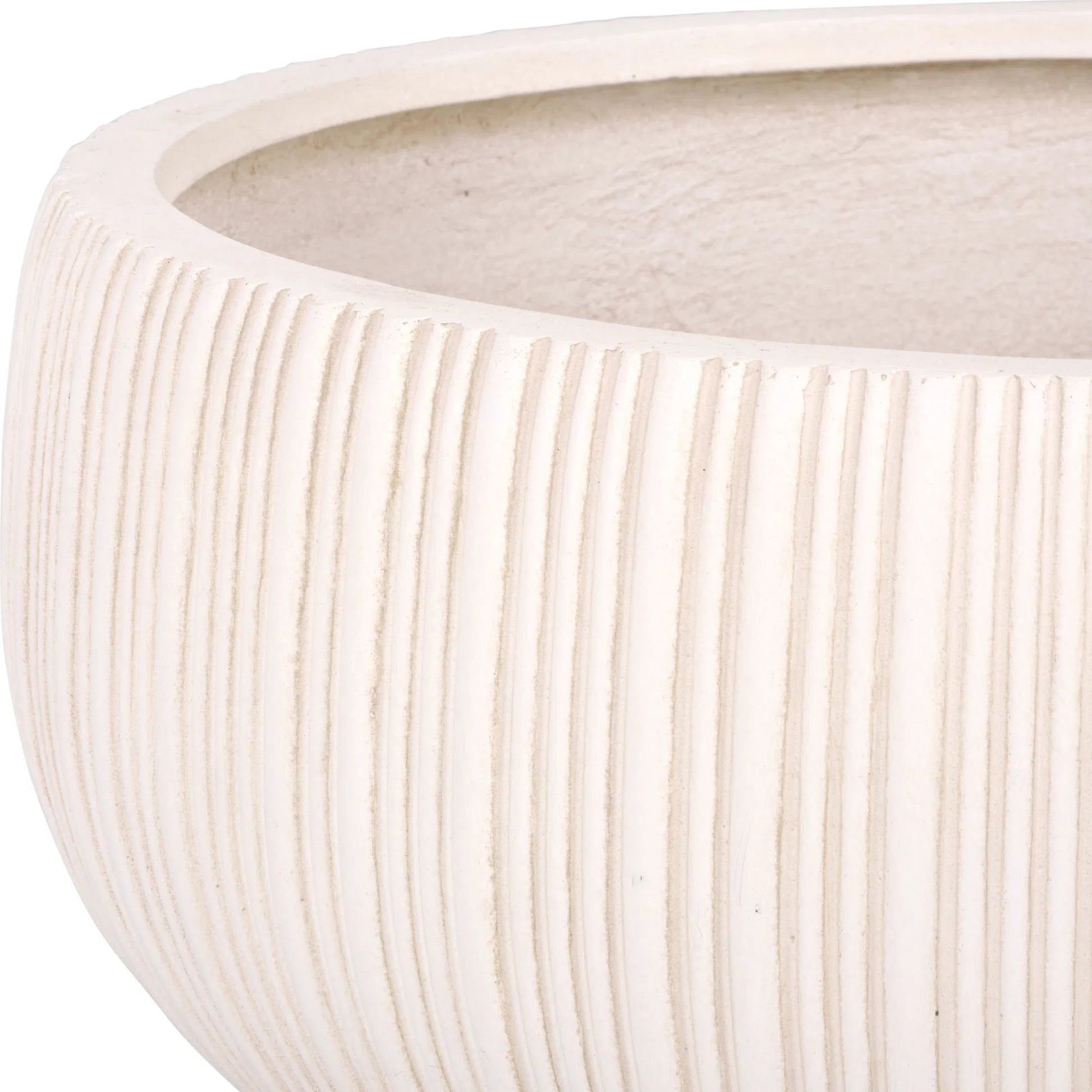 Sebastian Planter Pot (Set of 3) by HedgeApple Essentials. Made from fiber clay in a unique style.