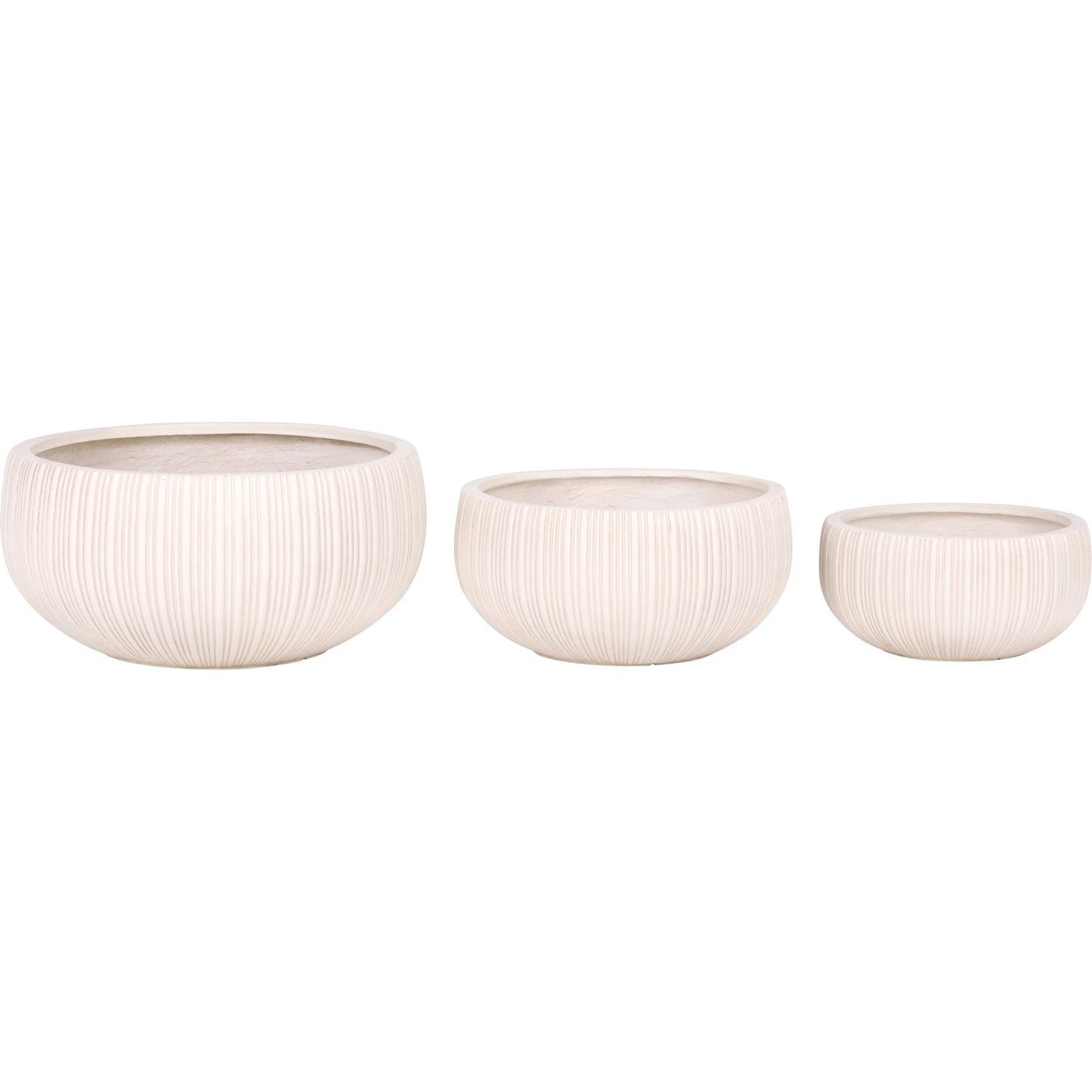 009 SI-2630056 | Additional Silo | Sebastian Planter Pot (Set of 3) by HedgeApple Essentials. Made from fiber clay in a unique style.