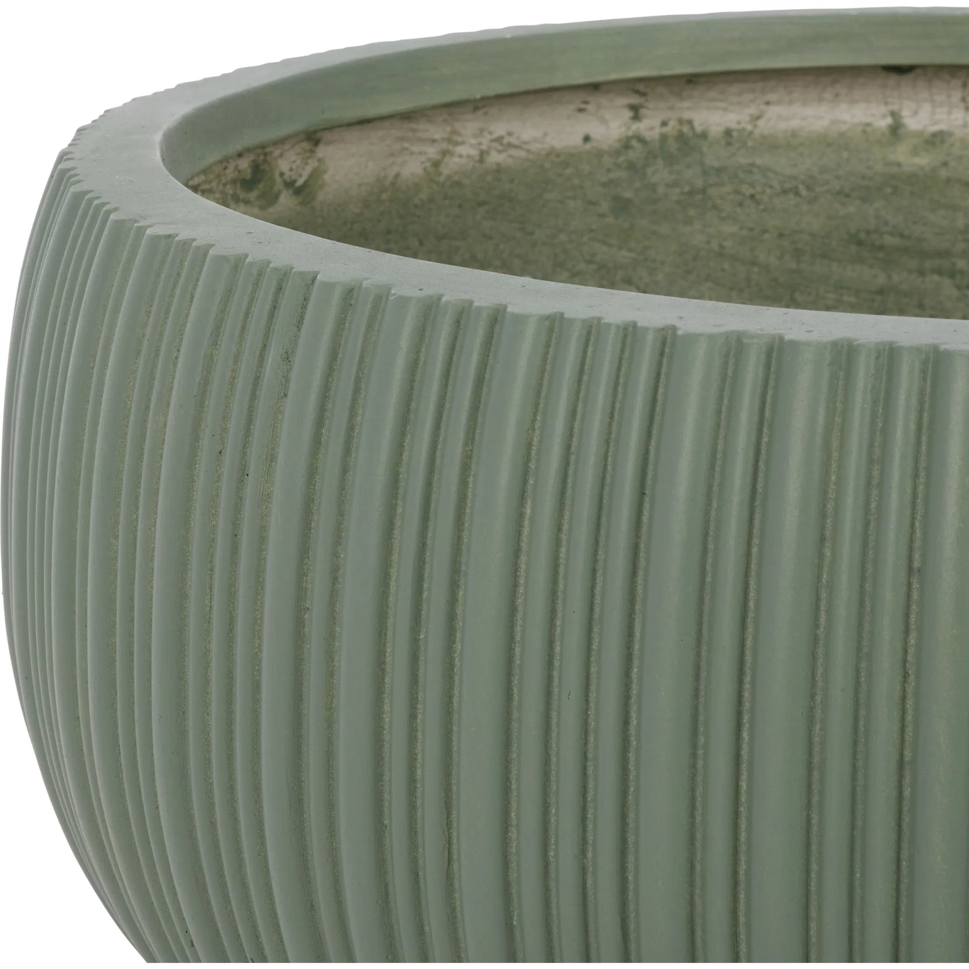 Sebastian Planter Pot (Set of 3) by HedgeApple Essentials. Made from fiber clay in a unique style.
