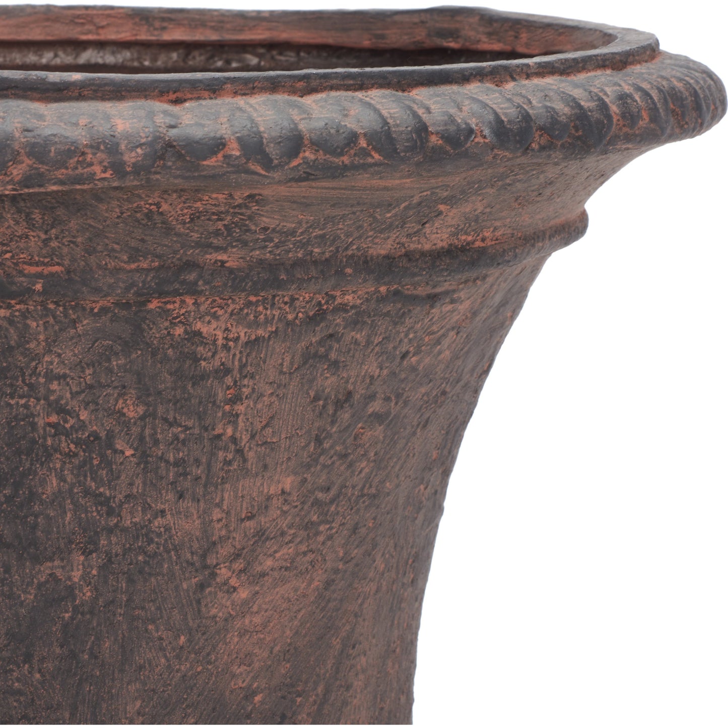 003 SI-1875502 | Closeup | Wolfe Planter by HedgeApple Essentials. Made from resin in a cottage & farmhouse style.