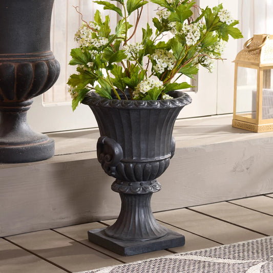 Clare Planter Pot by HedgeApple Essentials. Made from magnesium oxide in a traditional style.