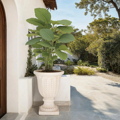 Bergen Planter Pot by HedgeApple Essentials. Made from magnesium oxide in a traditional style.