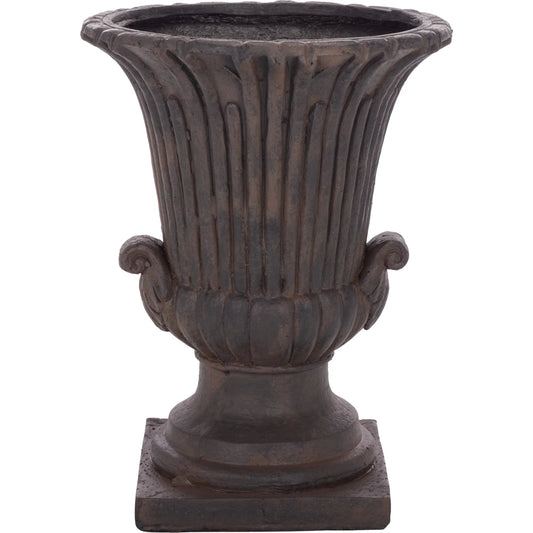 Transylvania Planter Pot by HedgeApple Essentials. Made from magnesium oxide in a traditional style.
