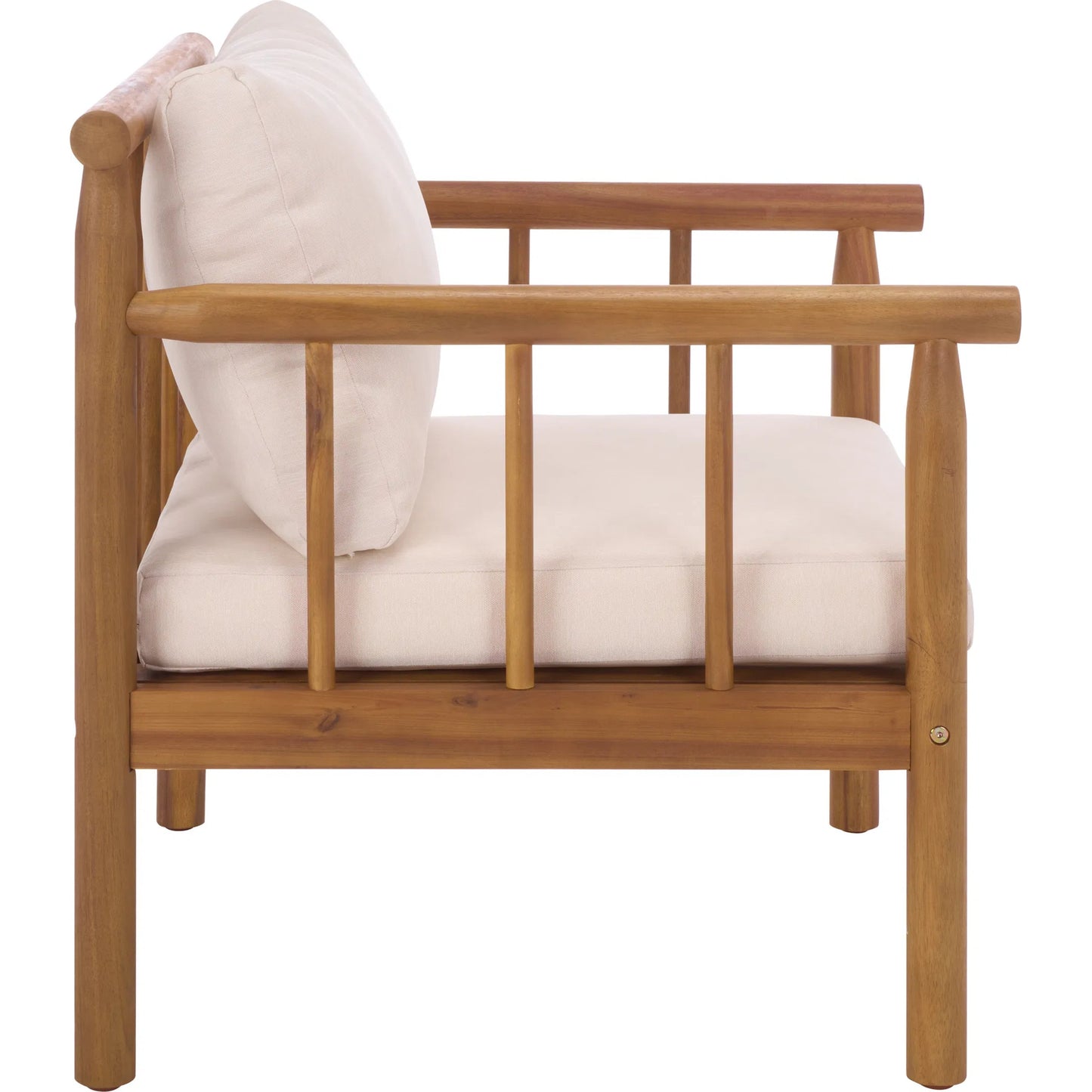 006 SI-2454062 | Additional Silo | Zeandale Chair (Set of 2) by HedgeApple Essentials in teak brown, cream. Made from acacia, poly cd, foam in a transitional style.