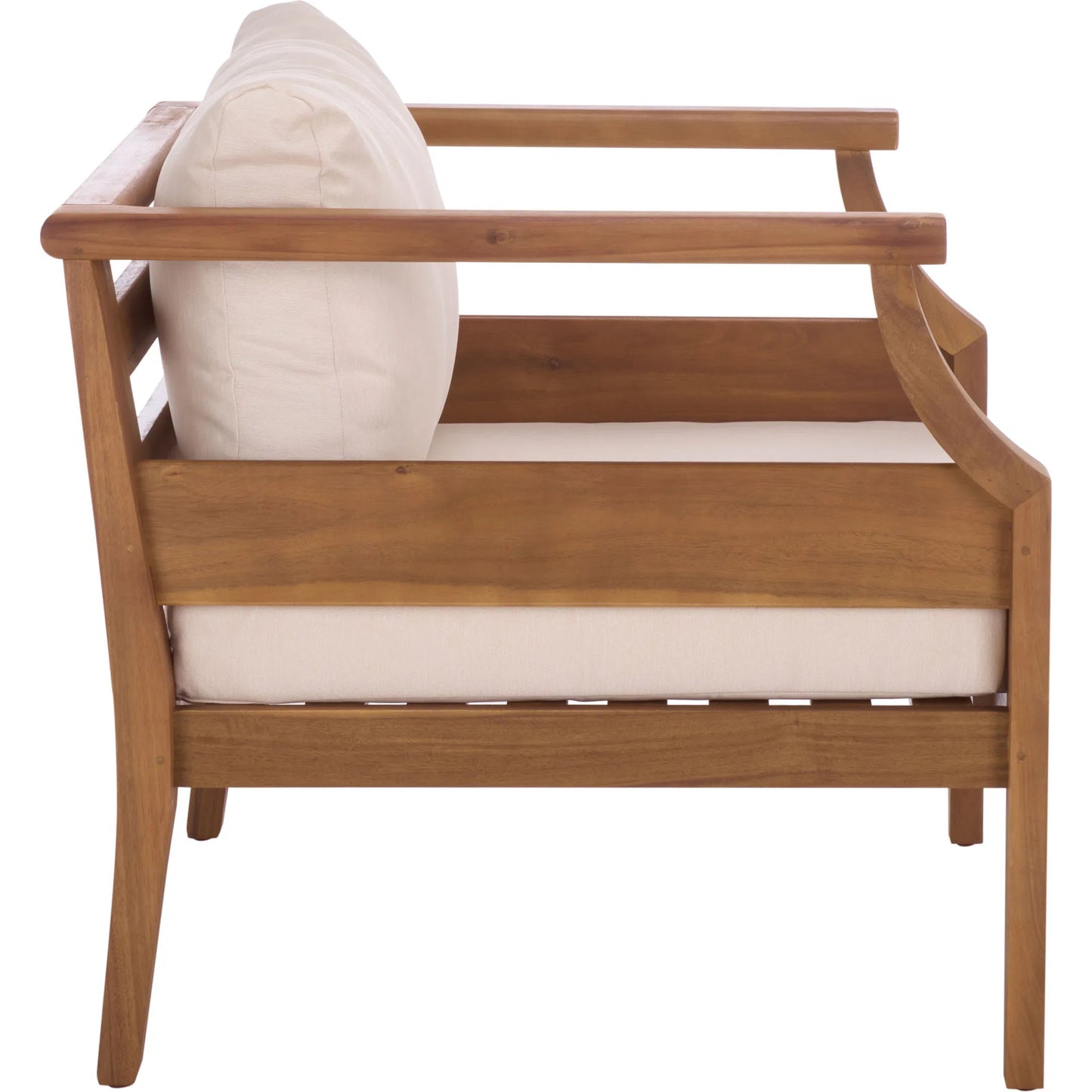 006 SI-2454066 | Additional Silo | McPherson Chair (Set of 2) by HedgeApple Essentials in teak brown, cream. Made from acacia, poly cd, foam in a transitional style.