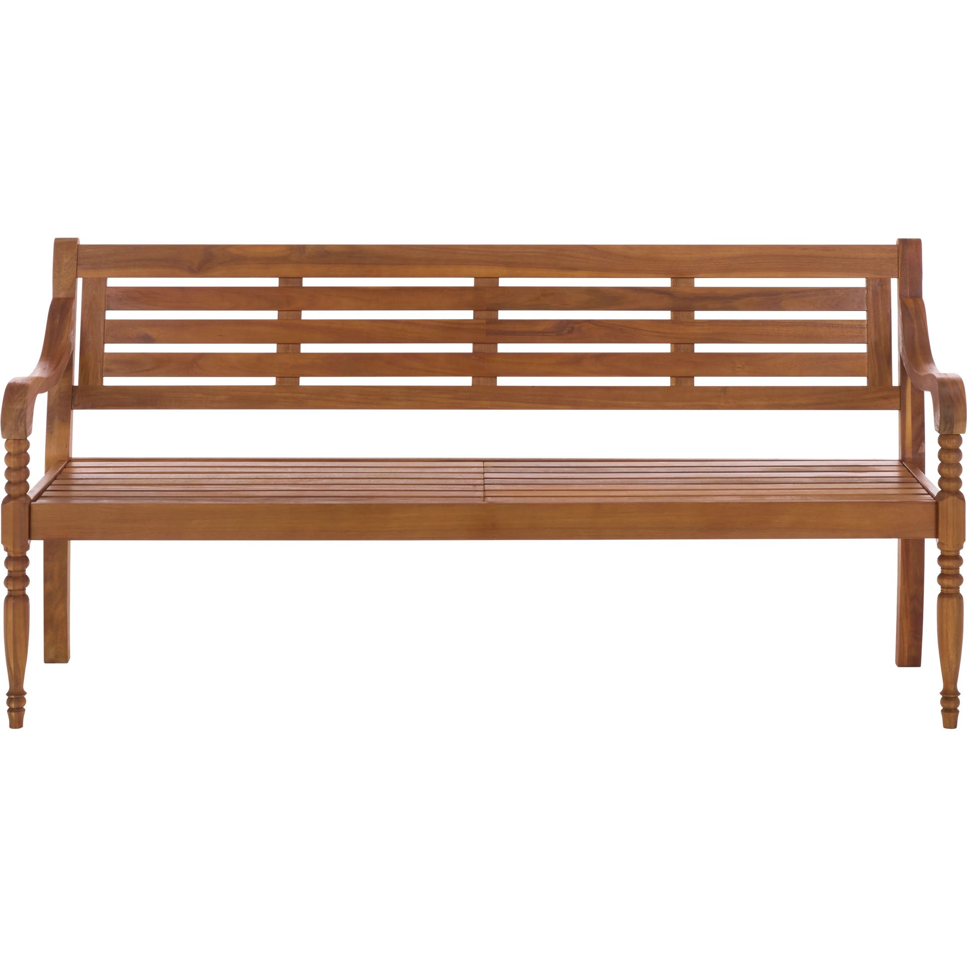 Waushara Bench by HedgeApple Essentials in natural. Made from acacia, iron in a transitional style.