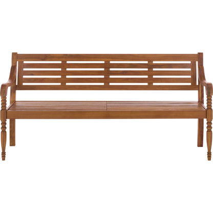 Waushara Bench by HedgeApple Essentials in natural. Made from acacia, iron in a transitional style.