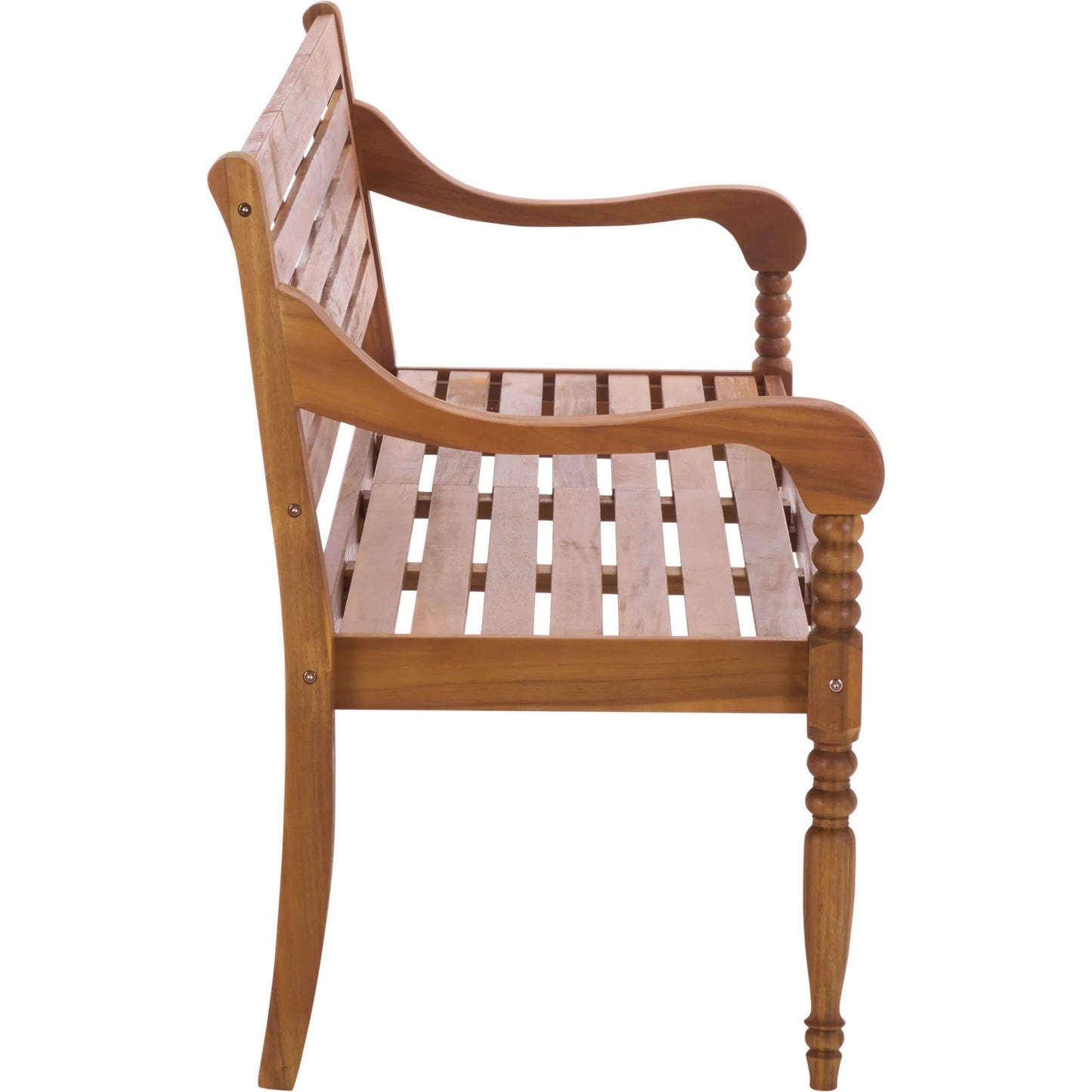 005 SI-2454086 | Additional Silo | Waushara Bench by HedgeApple Essentials in natural. Made from acacia, iron in a transitional style.