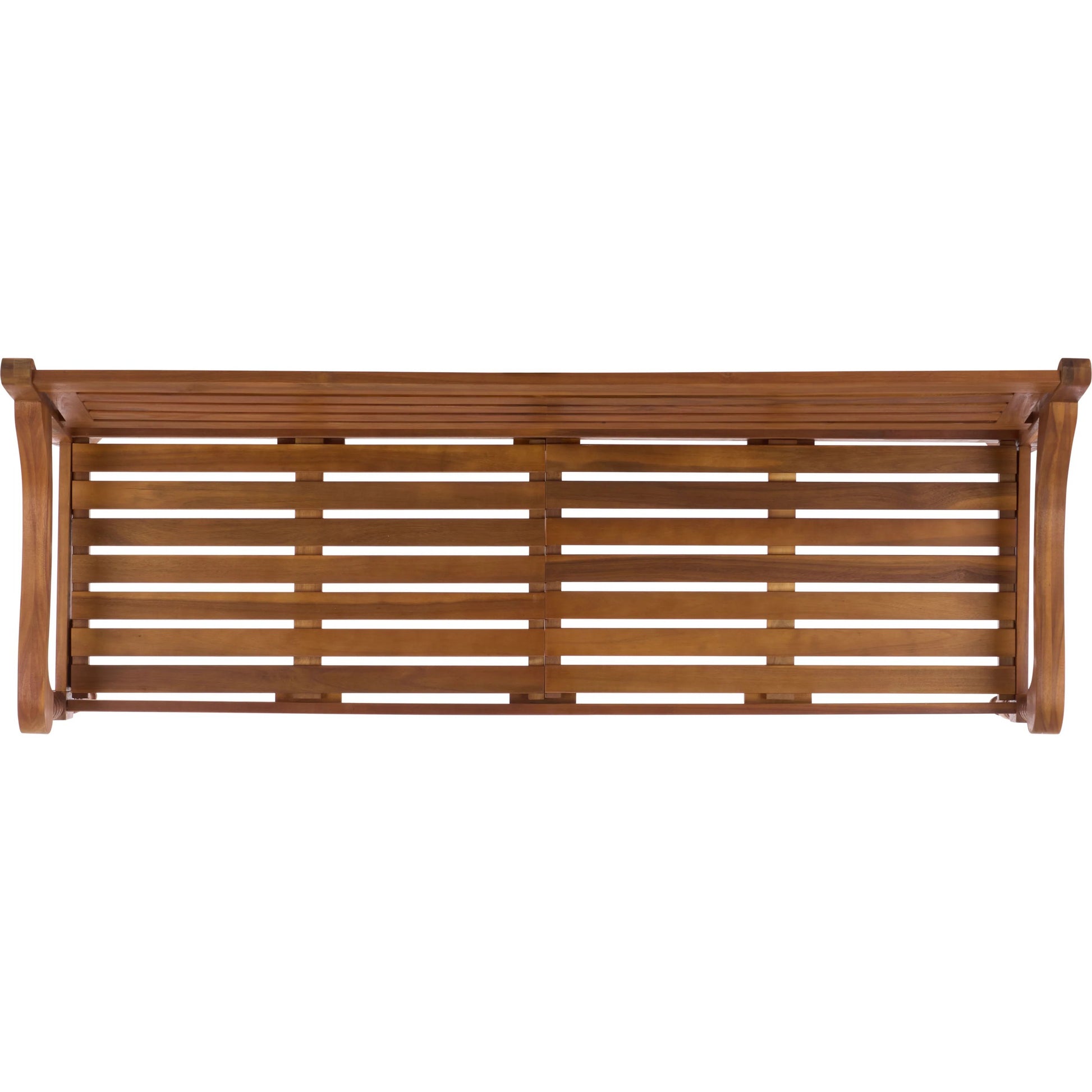 Waushara Bench by HedgeApple Essentials in natural. Made from acacia, iron in a transitional style.