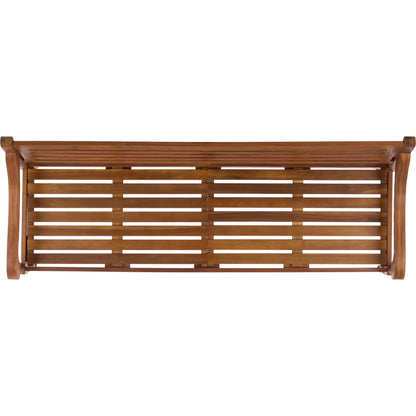 Waushara Bench by HedgeApple Essentials in natural. Made from acacia, iron in a transitional style.