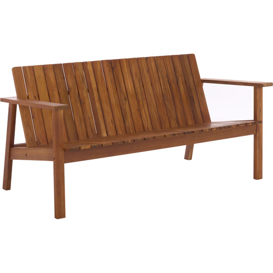 Harper Bench by HedgeApple Essentials in natural. Made from acacia, iron in a cottage & farmhouse style.