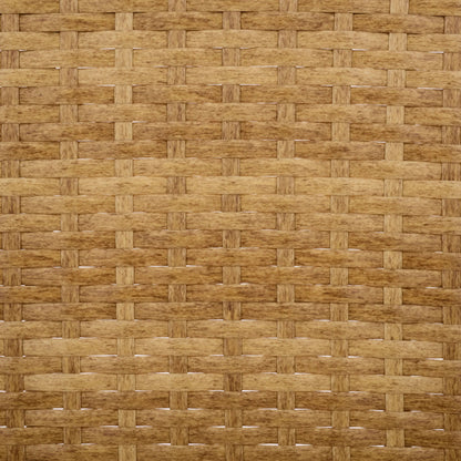 Highland Dining Chair (Set of 2) by HedgeApple Essentials in natural, taupe. Made from rattan, steel in a unique style.