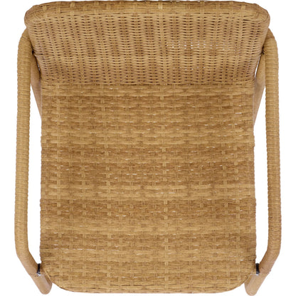Highland Dining Chair (Set of 2) by HedgeApple Essentials in natural, taupe. Made from rattan, steel in a unique style.